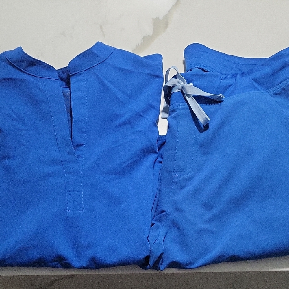 Blue Scrub Set
